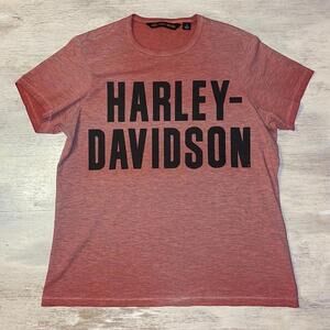 Harley-Davidson Heather Red Short Sleeve Tee